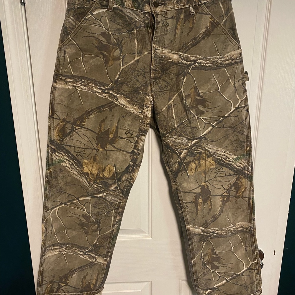 Camouflage/ Real Tree Carhartt pants